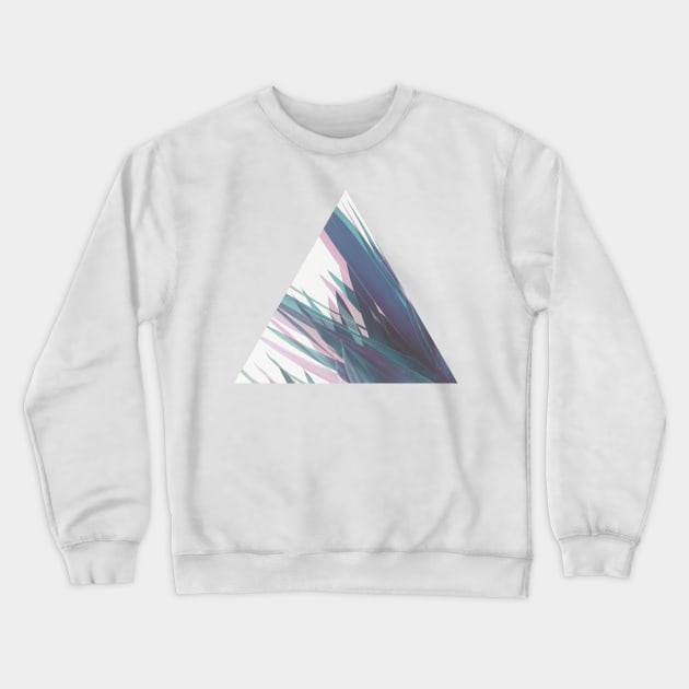 Holographic Leaves II Crewneck Sweatshirt by Cassia